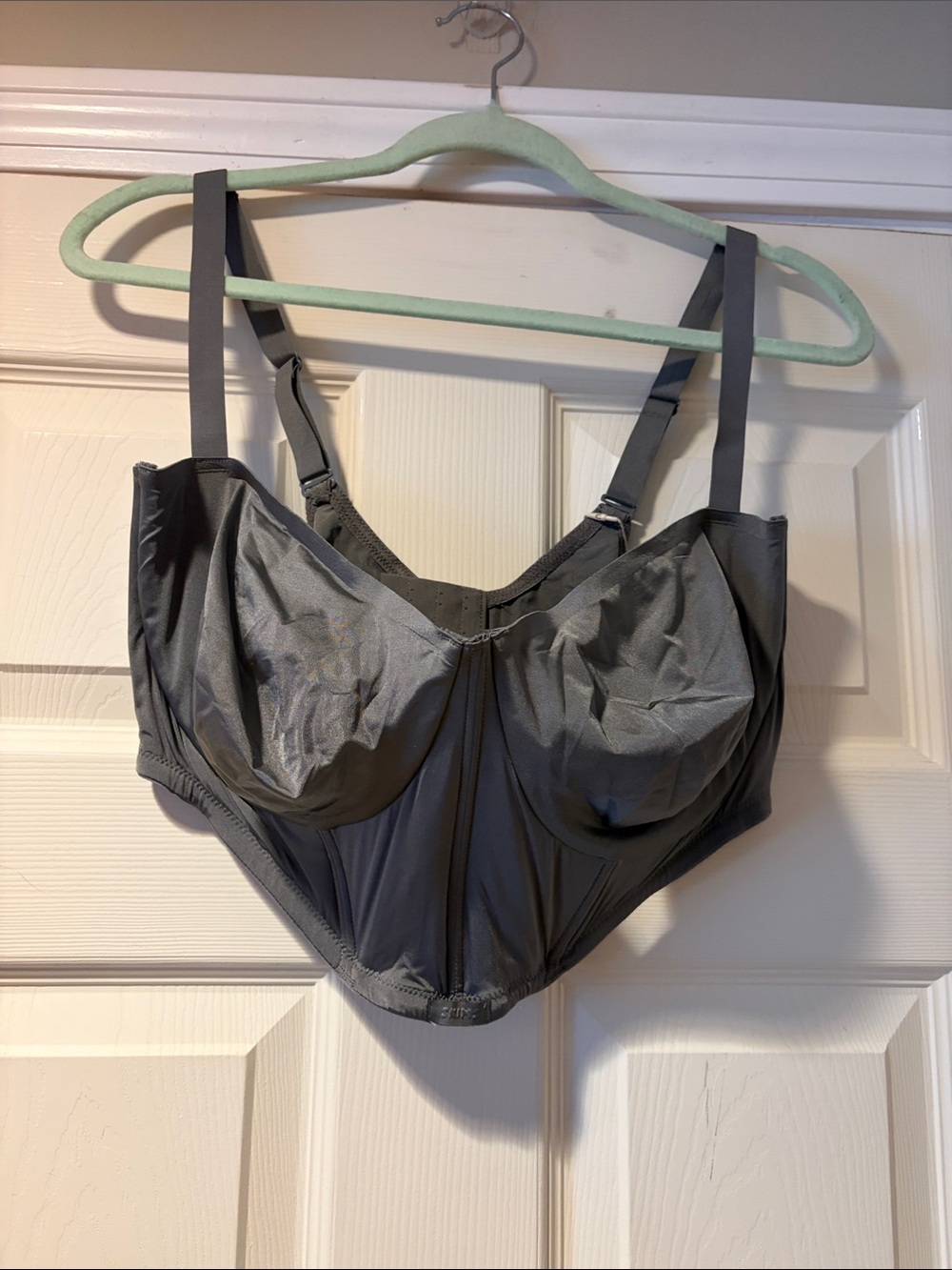 Skims Corset Bra Collection Balconette Bra in Gray Chalk 42DD